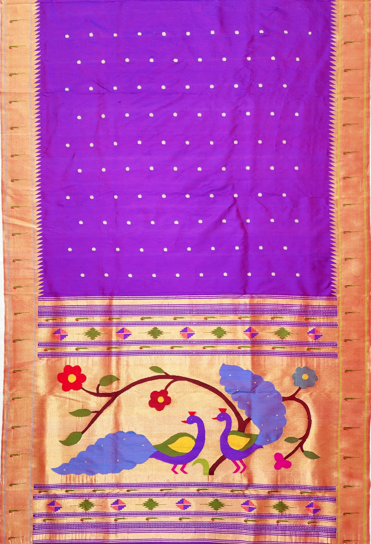 Single Muniya Brocade Paithani