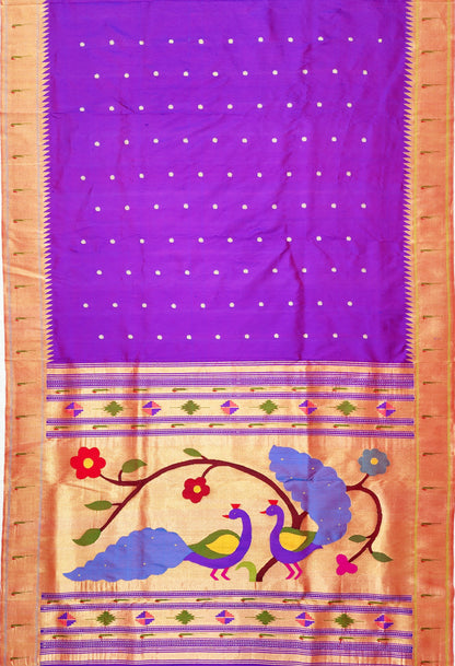 Single Muniya Brocade Paithani