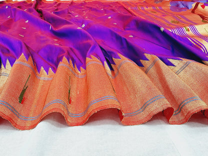 Single Muniya Brocade Paithani