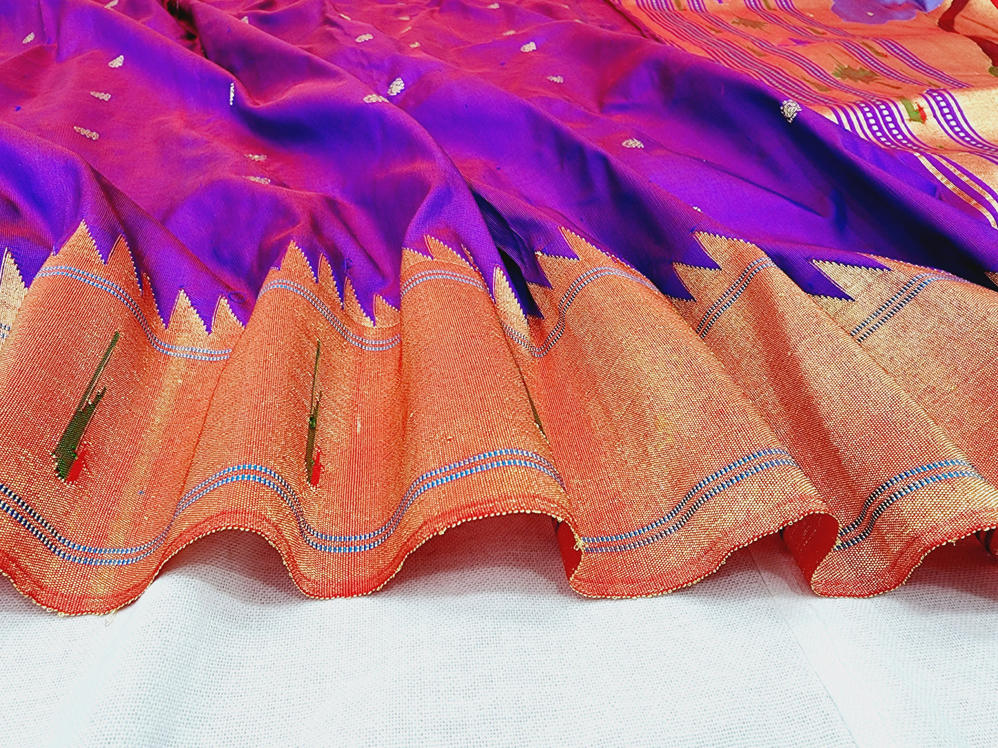 Single Muniya Brocade Paithani
