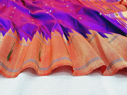 Single Muniya Brocade Paithani