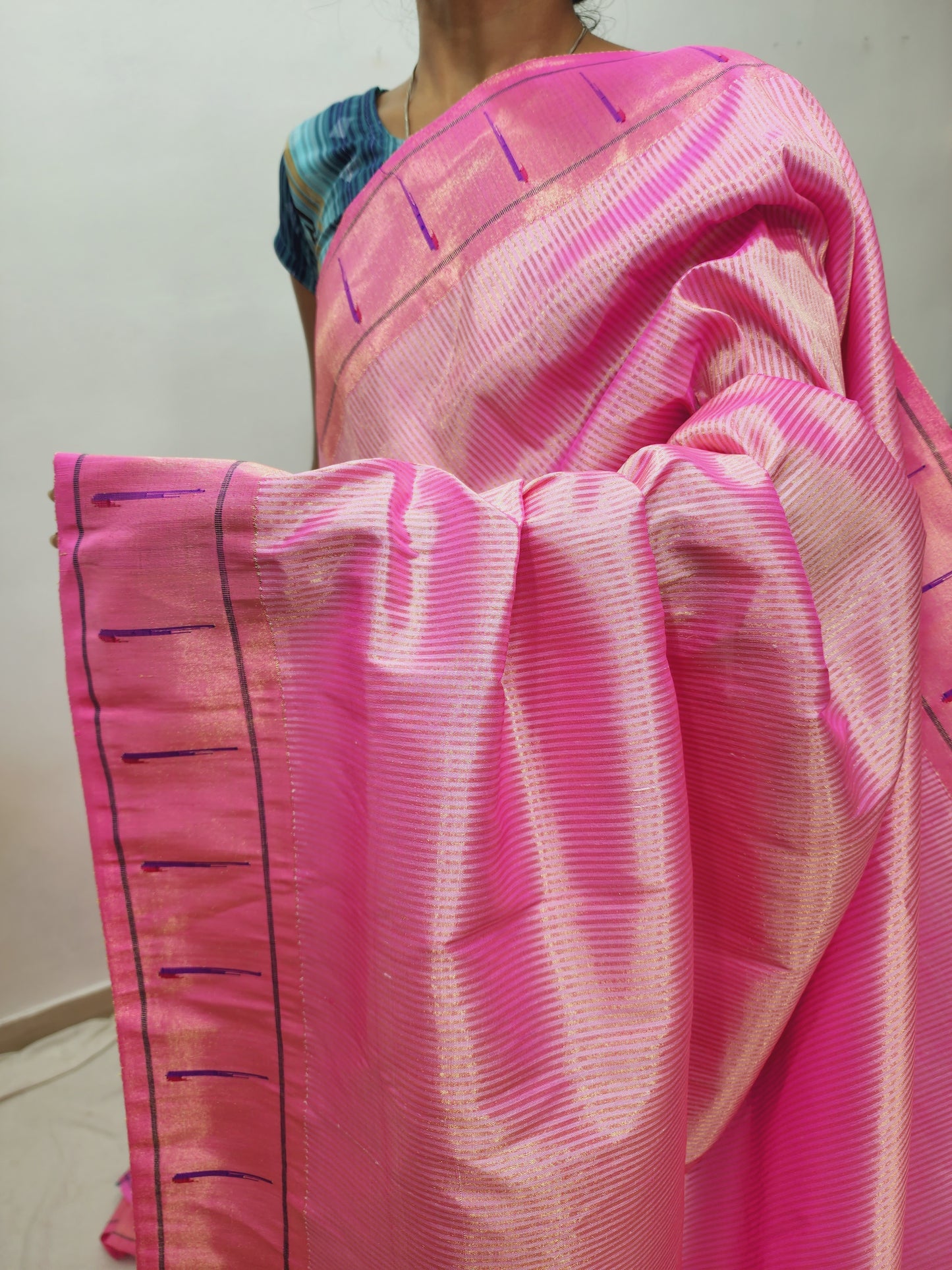 Single Muniya Brocade Paithani