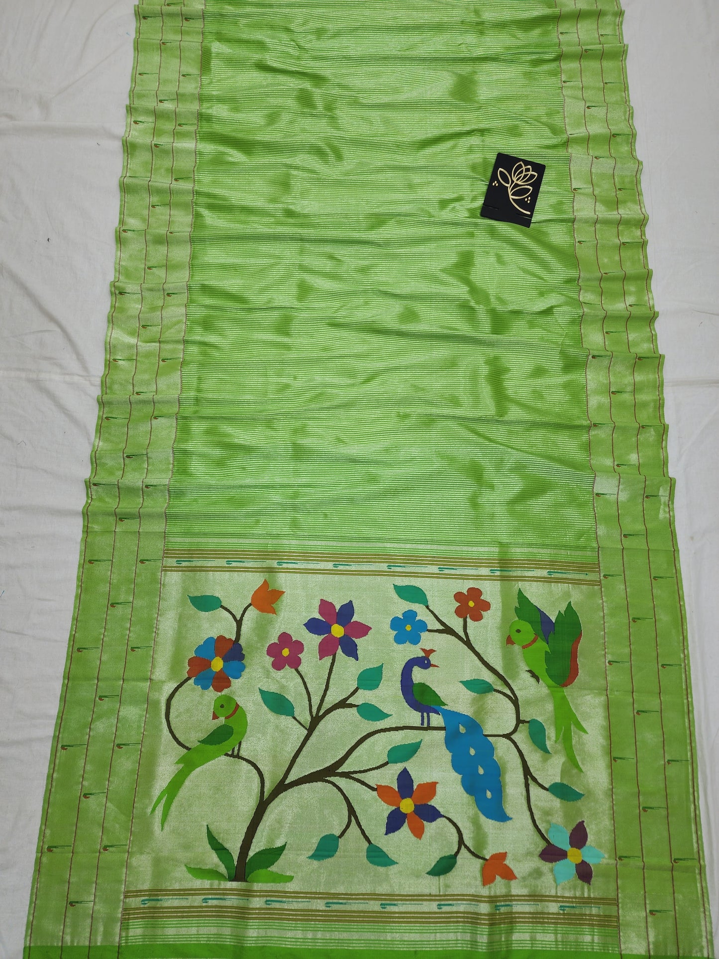Triple Muniya Brocade Paithani