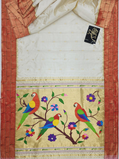Triple Muniya Brocade Paithani