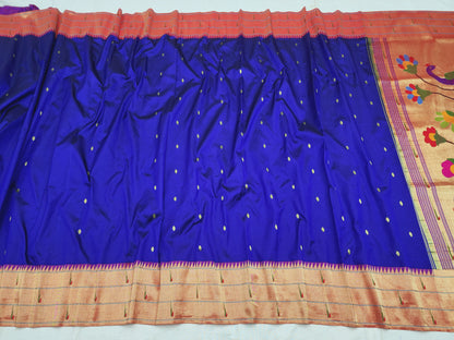 Triple Muniya Brocade Paithani