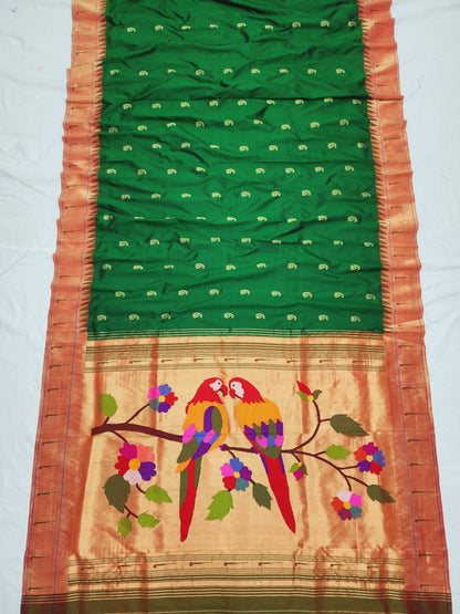 Single Muniya Brocade Paithani