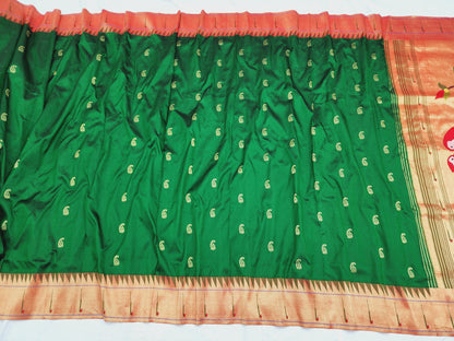 Single Muniya Brocade Paithani