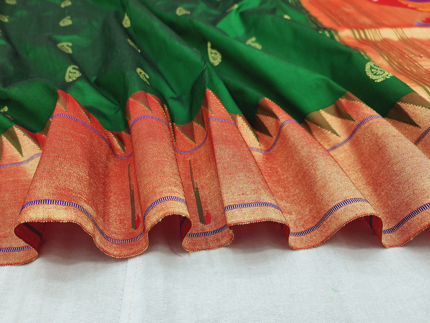 Single Muniya Brocade Paithani