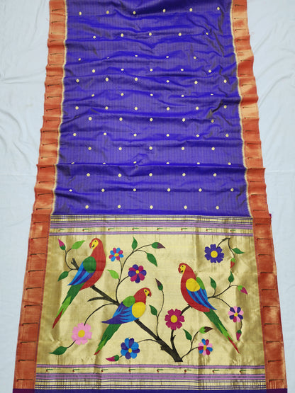 Single Muniya Brocade Paithani