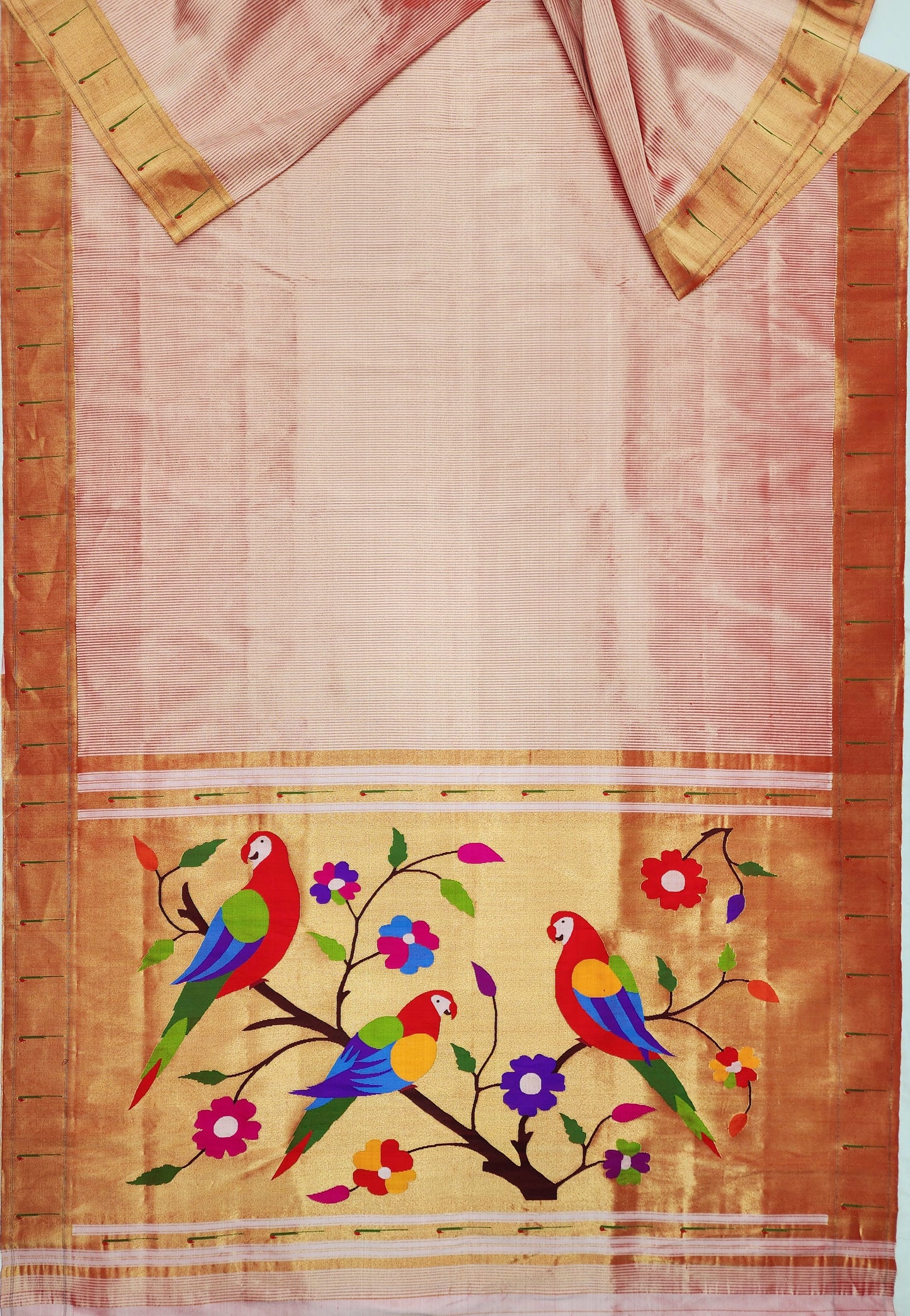 Single Muniya Brocade Paithani