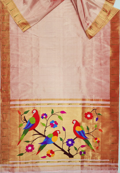 Single Muniya Brocade Paithani
