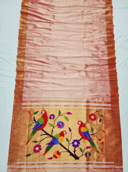 Single Muniya Brocade Paithani