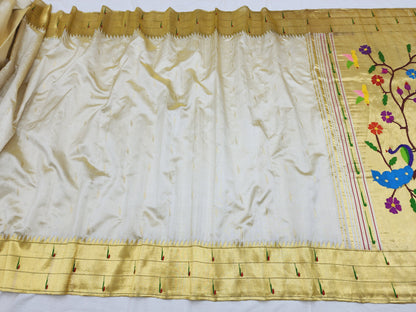 Triple Muniya Brocade Paithani