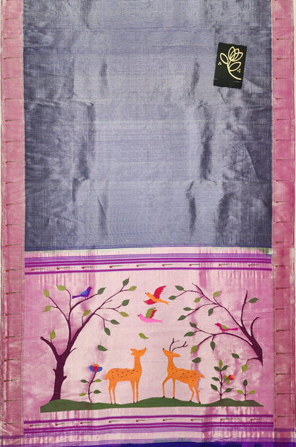 Single Muniya Brocade Paithani
