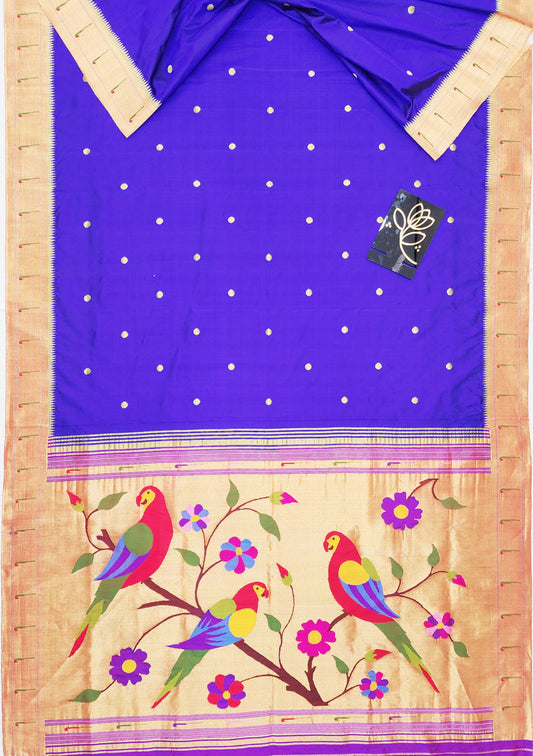 Single Muniya Brocade Paithani