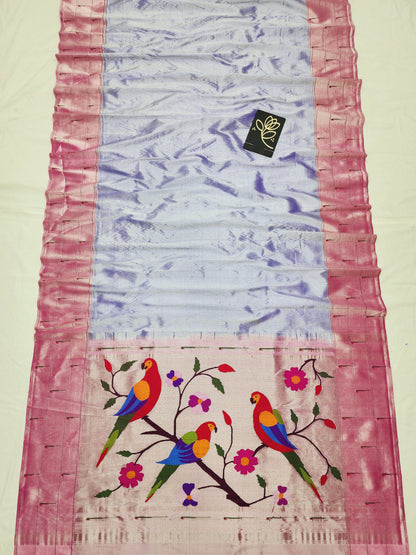 Triple Muniya Brocade Paithani