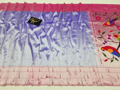 Triple Muniya Brocade Paithani