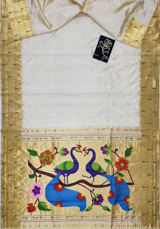 Triple Muniya Brocade Paithani