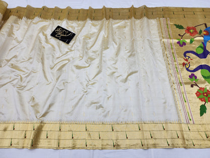 Triple Muniya Brocade Paithani