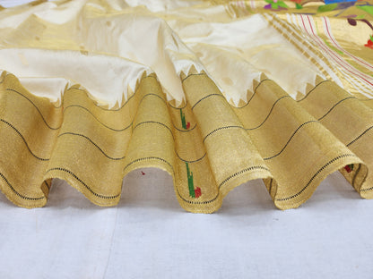 Triple Muniya Brocade Paithani