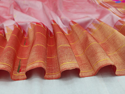 Triple Muniya Brocade Paithani