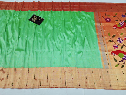 Triple Muniya Brocade Paithani