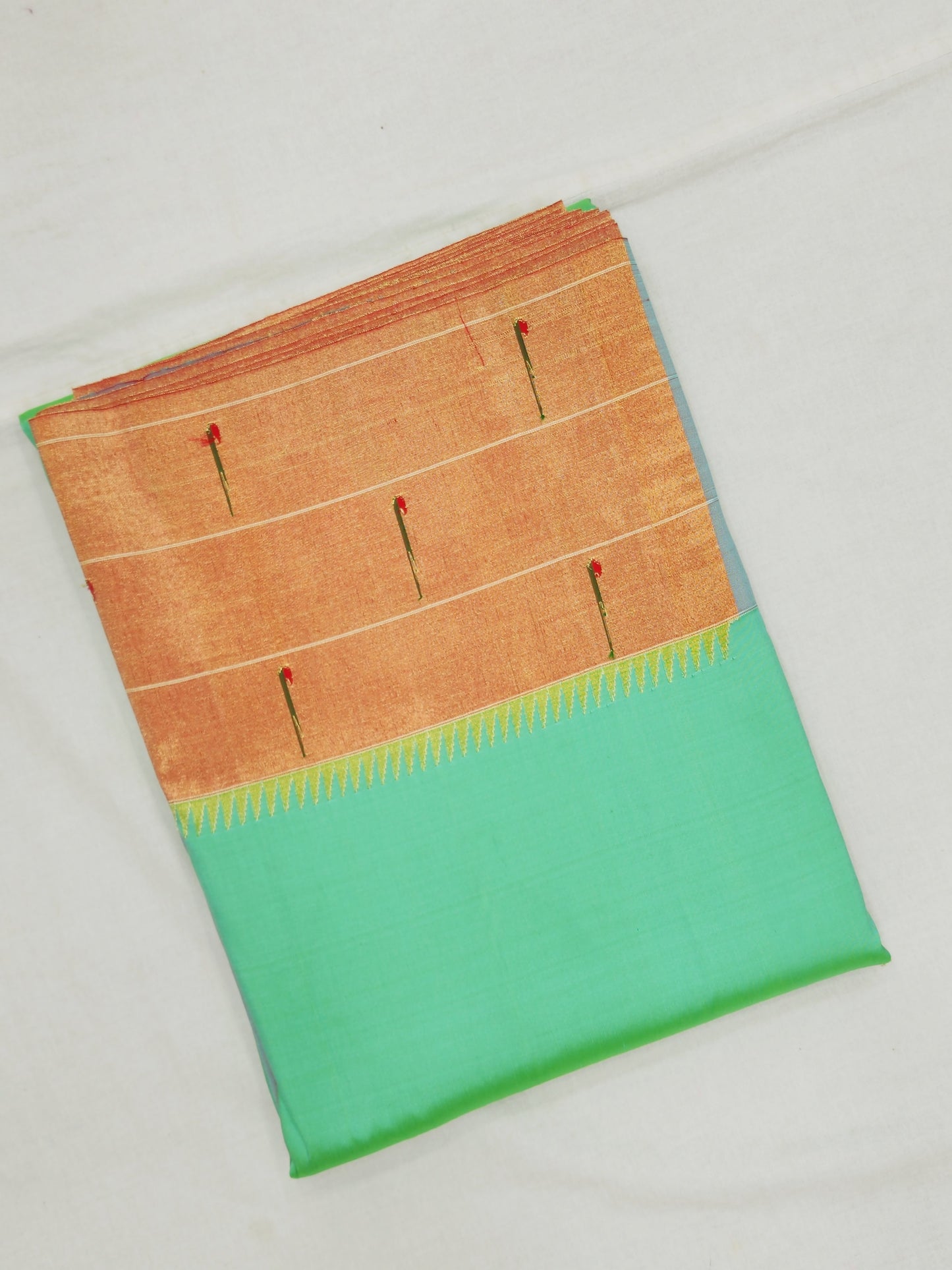 Triple Muniya Brocade Paithani