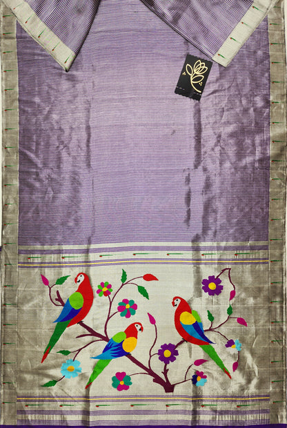 Single Muniya Brocade Paithani