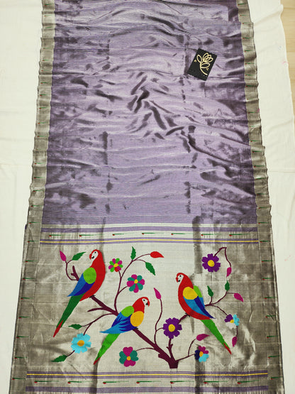Single Muniya Brocade Paithani