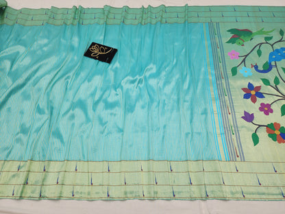 Triple Muniya Brocade Paithani