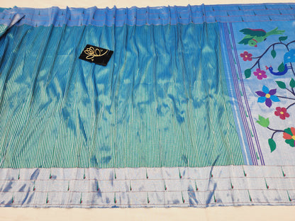 Triple Muniya Brocade Paithani