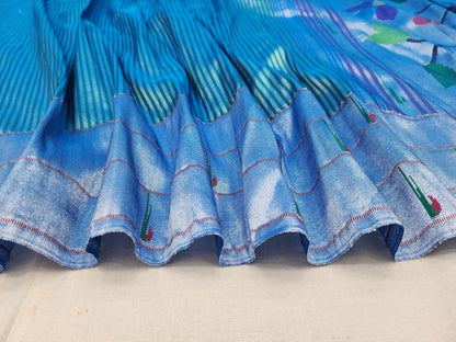 Triple Muniya Brocade Paithani