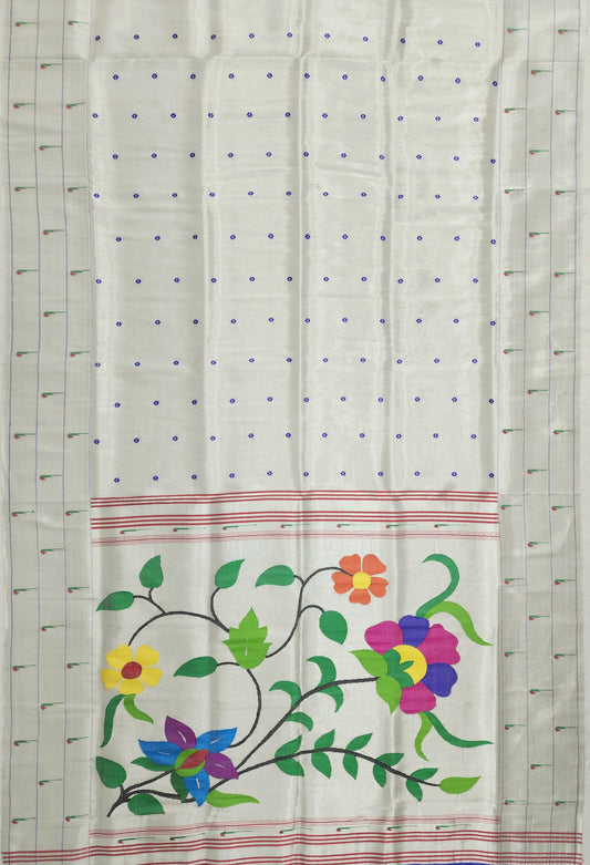 Triple Muniya Brocade Paithani
