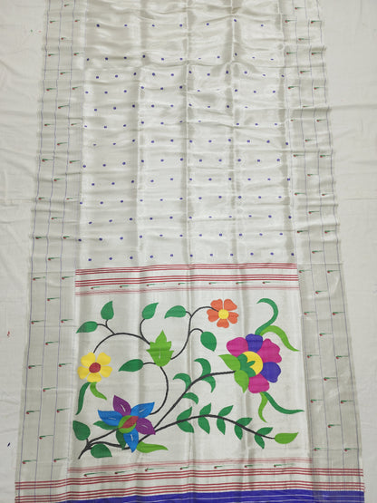Triple Muniya Brocade Paithani
