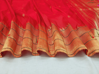 Triple Muniya Brocade Paithani