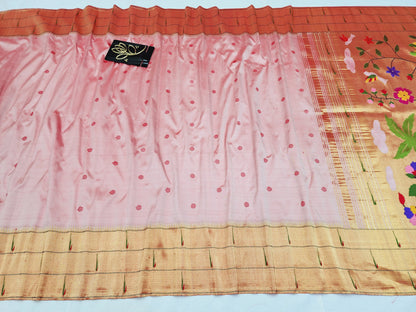 Triple Muniya Brocade Paithani