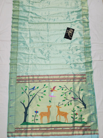 Single Muniya Brocade Paithani