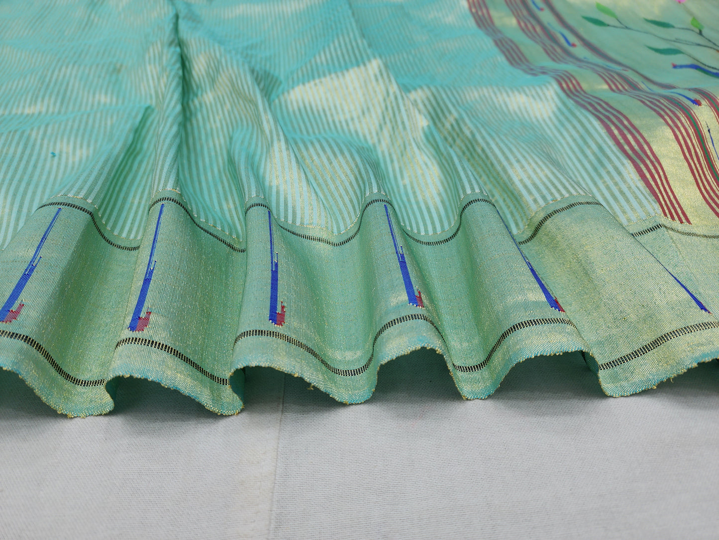 Single Muniya Brocade Paithani
