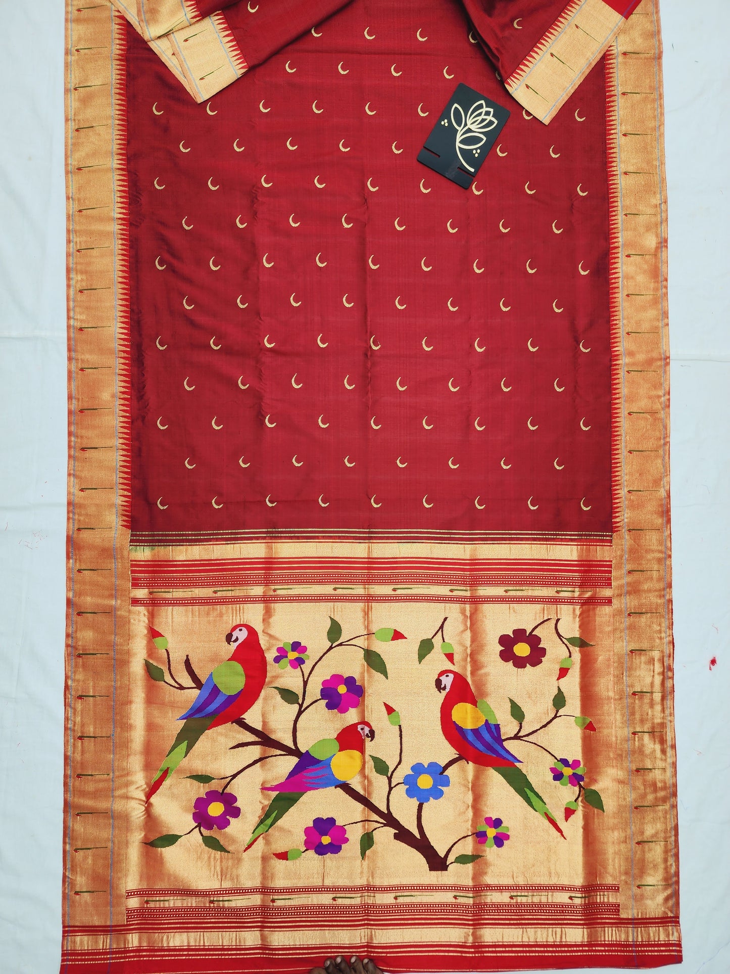Single Muniya Brocade Paithani