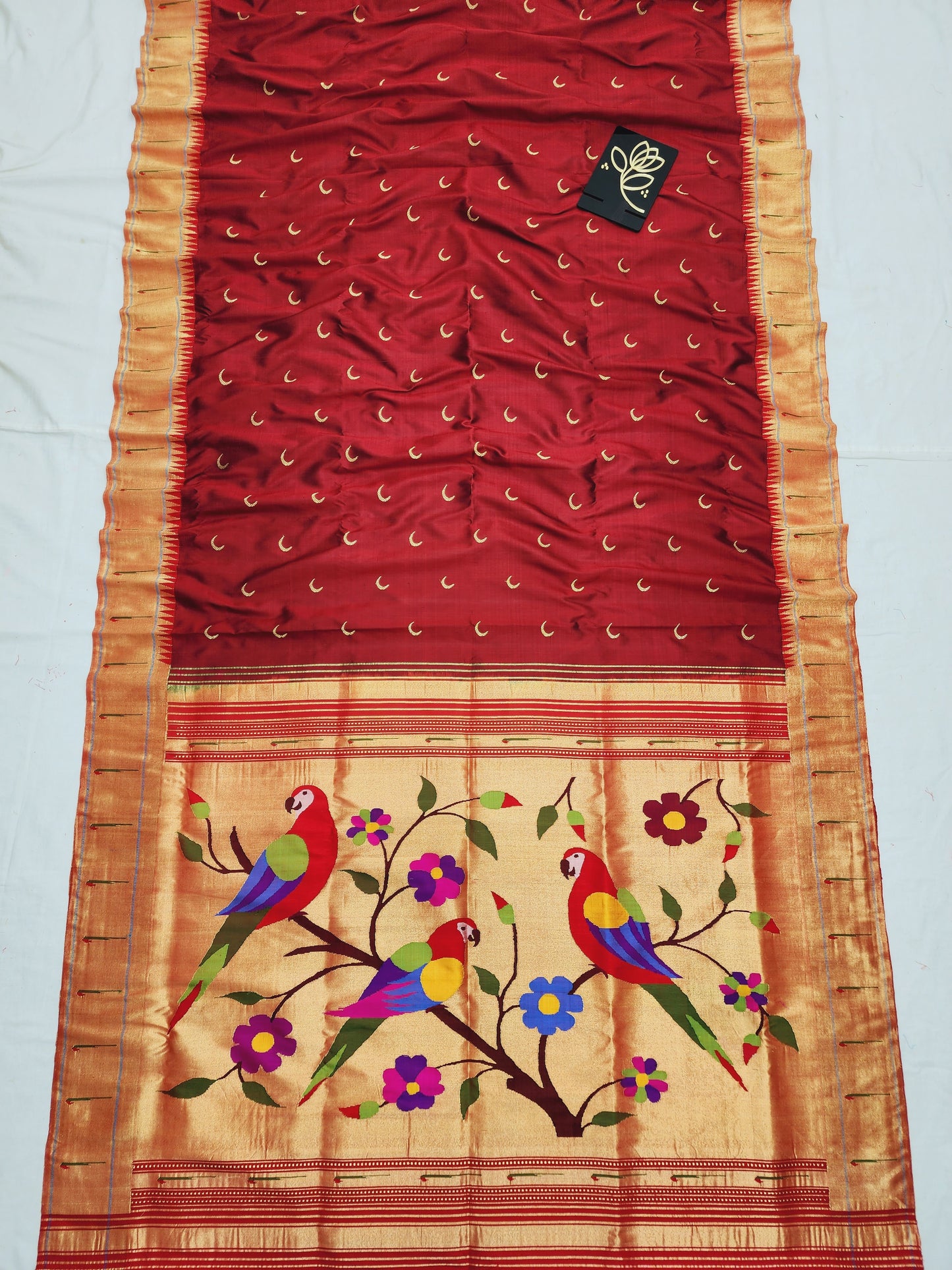 Single Muniya Brocade Paithani