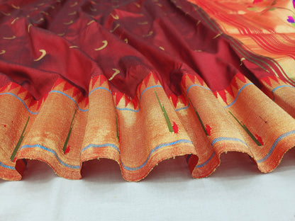 Single Muniya Brocade Paithani