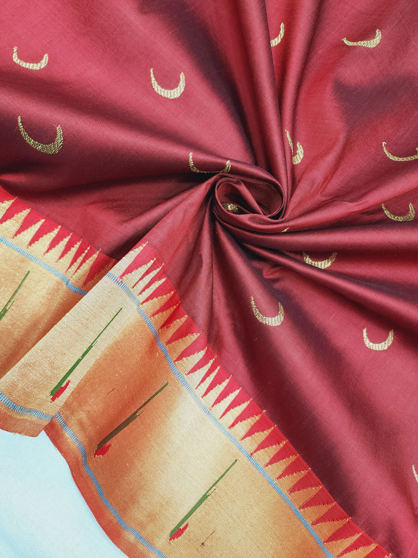 Single Muniya Brocade Paithani