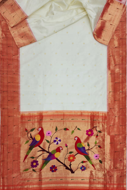 Triple Muniya Brocade Paithani