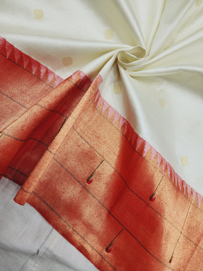Triple Muniya Brocade Paithani