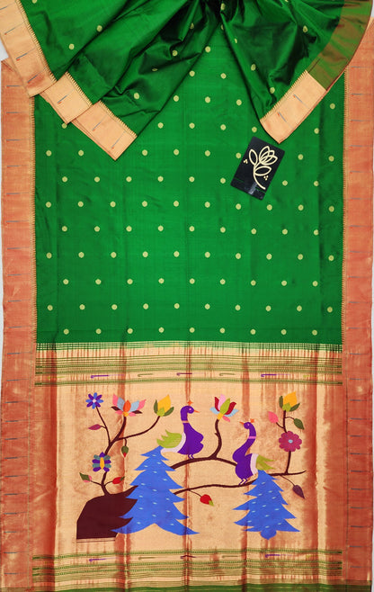 Single Muniya Brocade Paithani