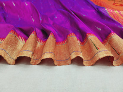 Single Muniya Brocade Paithani