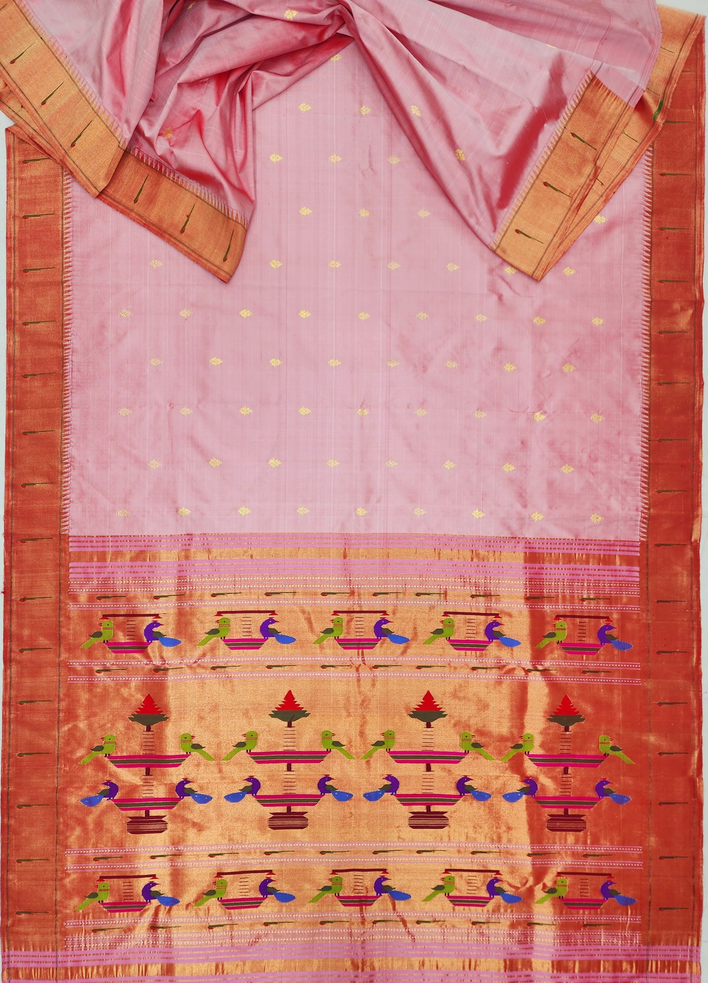 Single Muniya Brocade Paithani