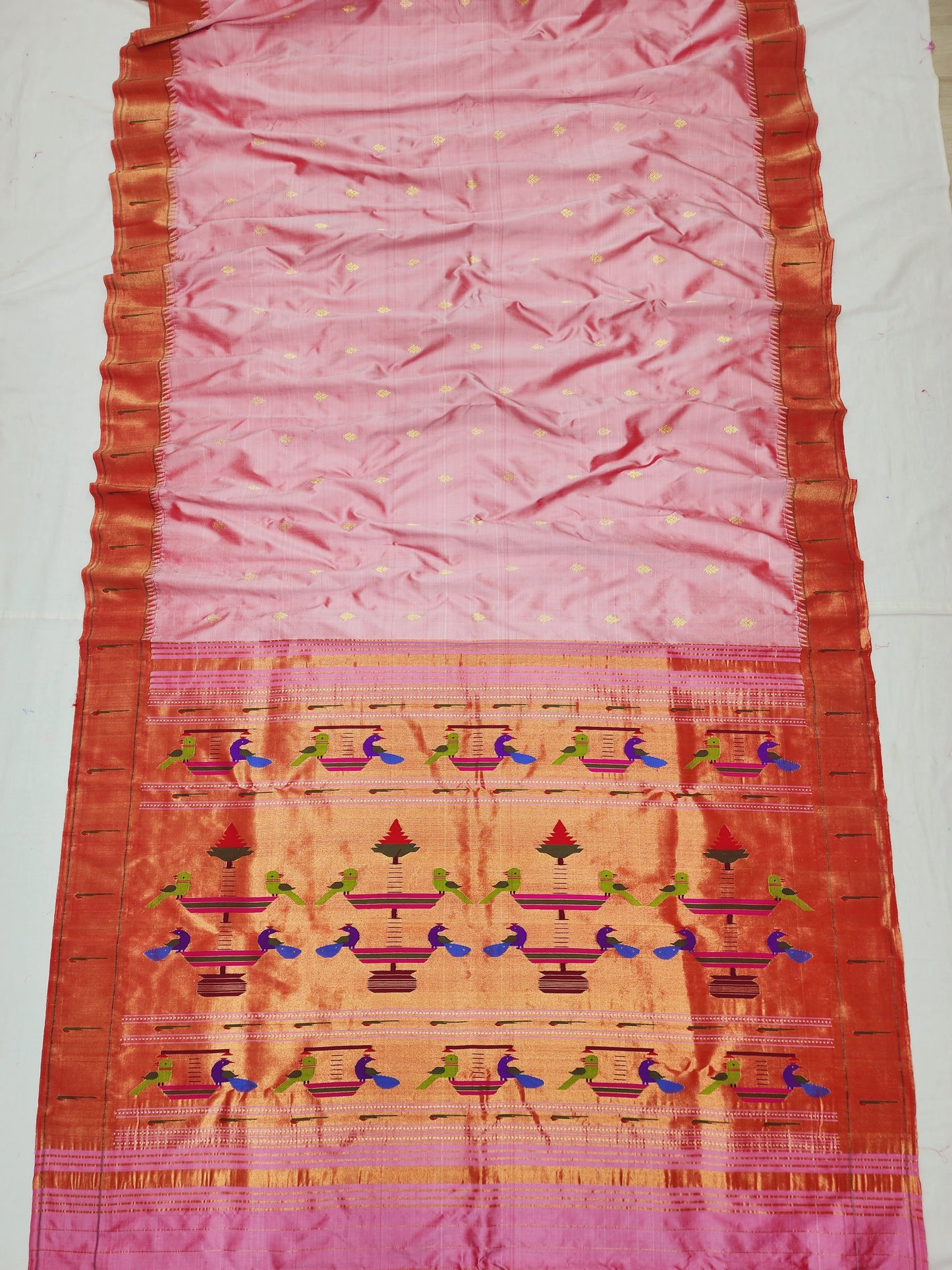 Single Muniya Brocade Paithani