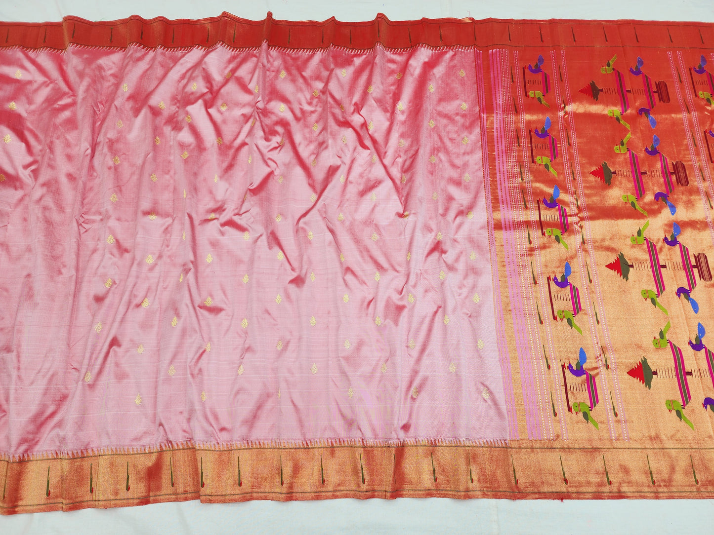 Single Muniya Brocade Paithani