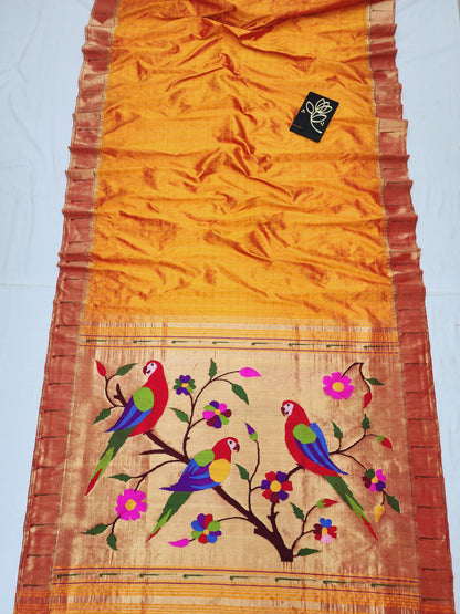 Single Muniya Brocade Paithani